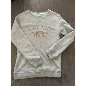 Salty Wave Collection Beige St Pete Beach Sweater M